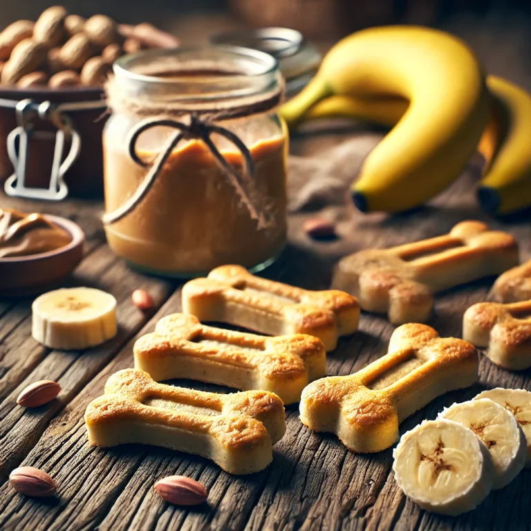 Homemade Dog Treats : Peanut Butter and Banana Recipe