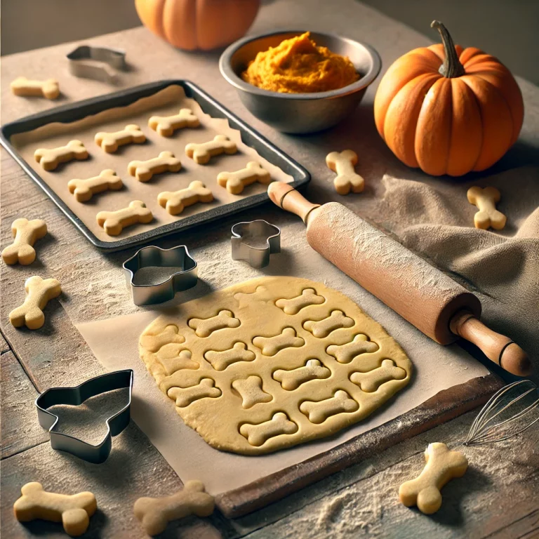 Homemade Dog Treats : Pumpkin Dog Biscuits Recipe